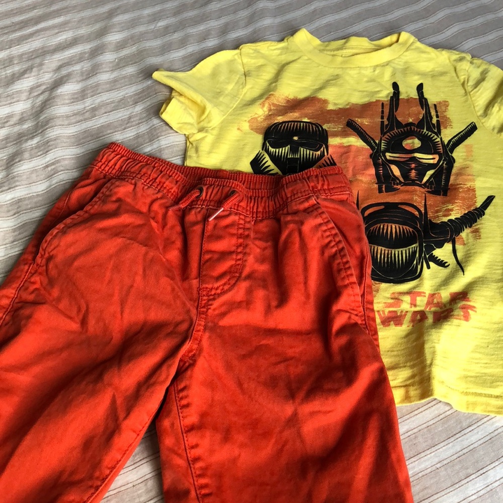 GAP Cut off SHORTS ORANGE
